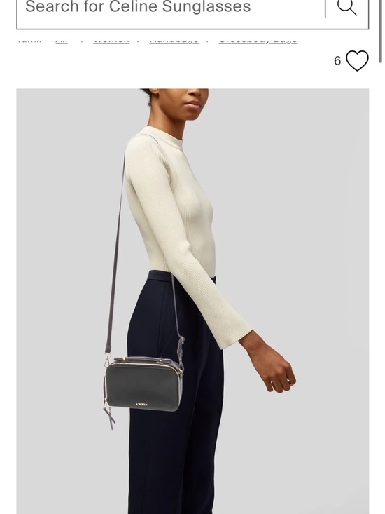 Tumi Handbags - TUMI Leather Crossbody Bag in black - missing the strap